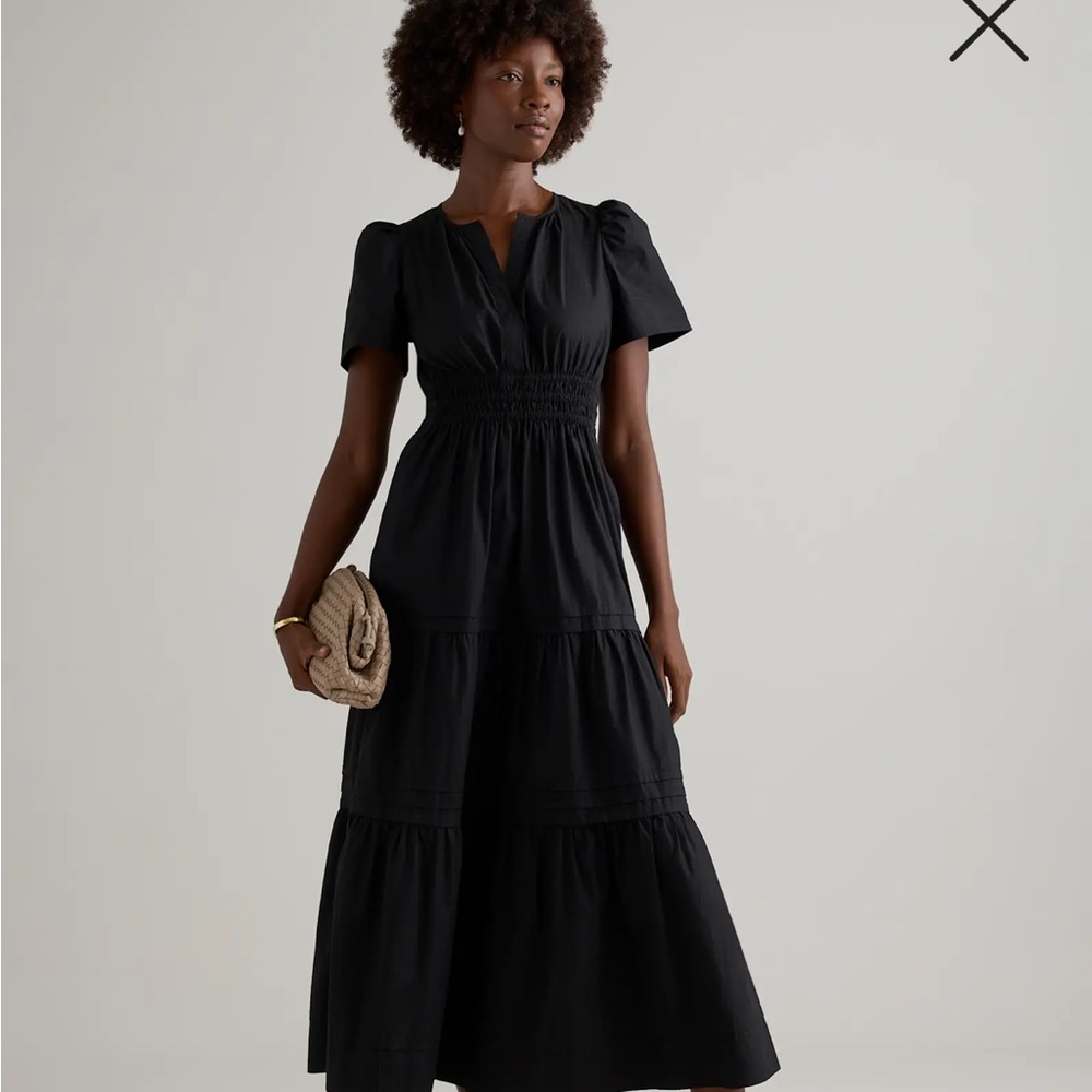 Quince 100% silk maxi dress